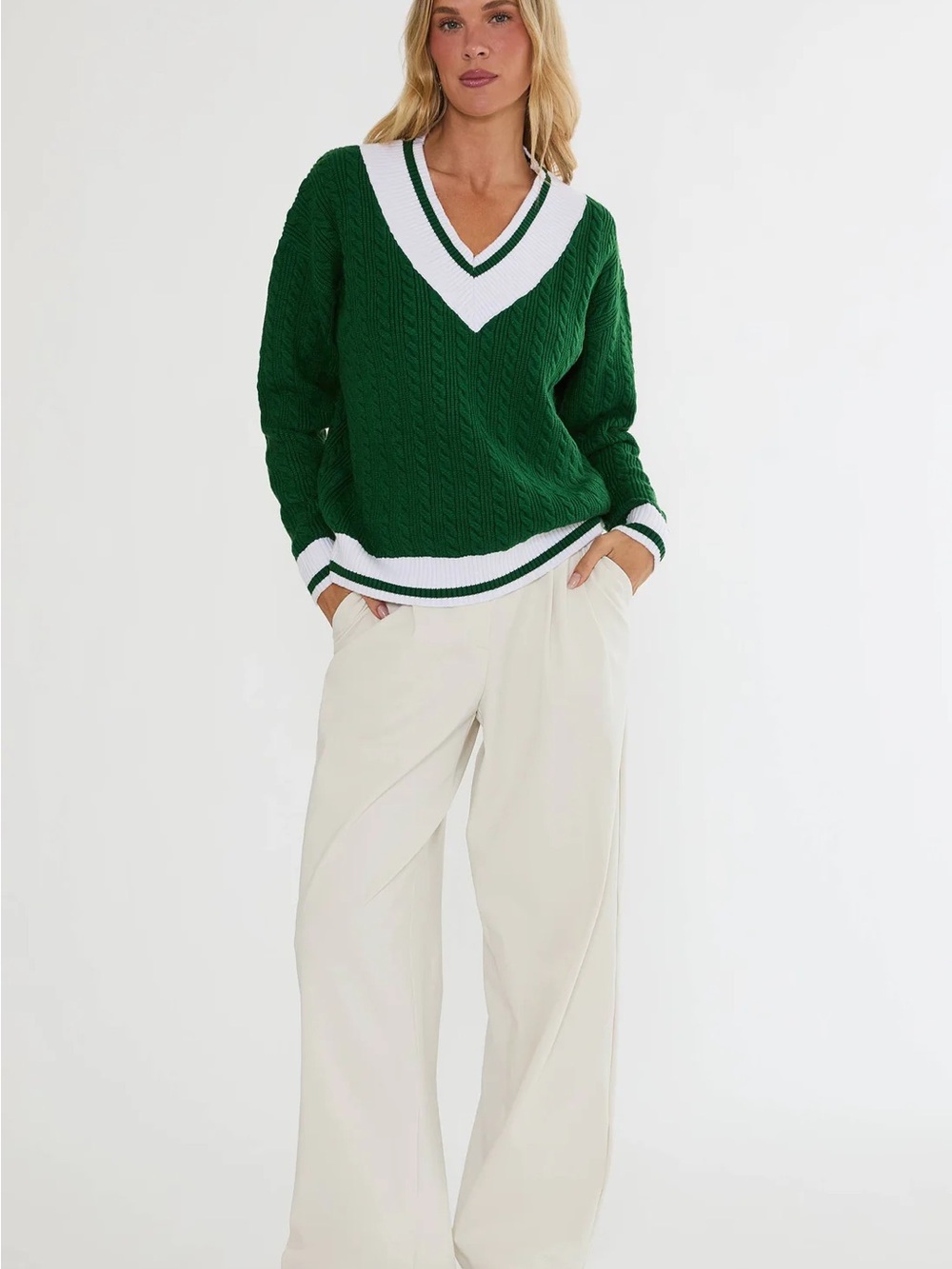 Beach Riot Montana Sweater Putting Green - Picture 2 of 5